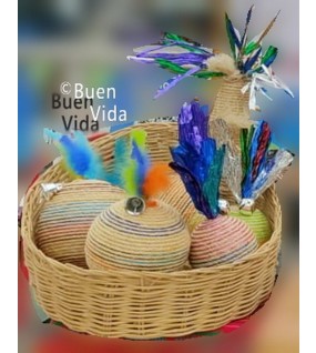 Pelota de Sisal para gatos - 12 cms